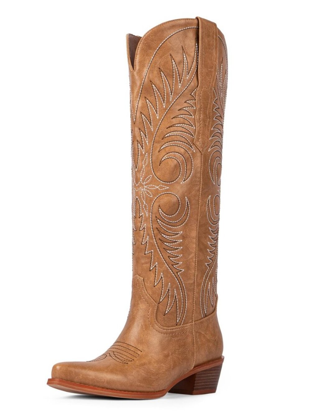 Cowboy Boots for Women Knee High Cowgirl Boots Embroidered Western Boots